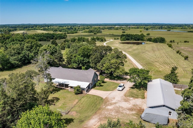 3127 Pleasant Hill Rd, Caddo, OK 74729 - overview of rural landscape