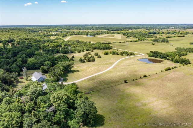 3127 Pleasant Hill Rd, Caddo, OK 74729 - aerial view of sparsely populated area