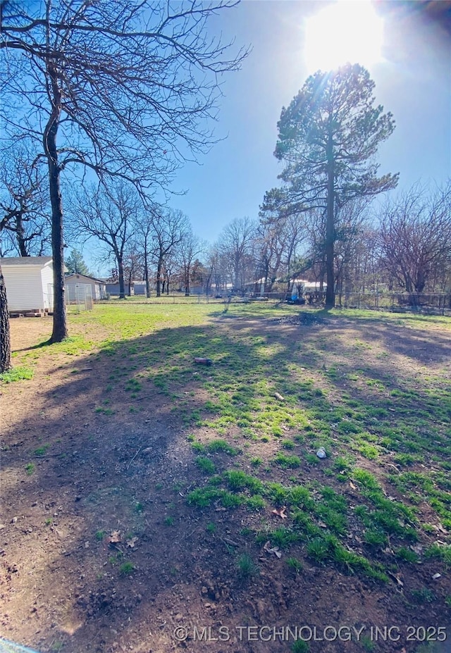 264 SE Main St, Eufaula, OK 74432 - view of yard