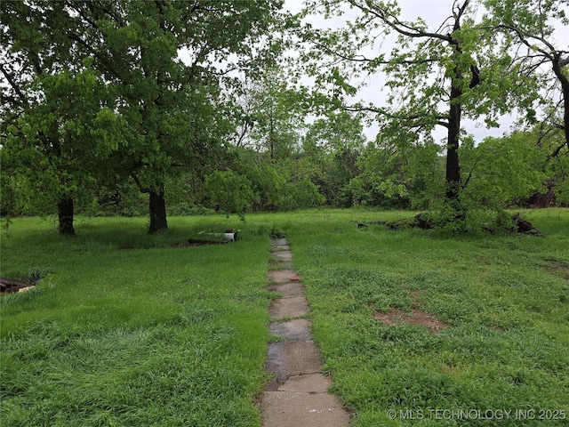 14202 E 492nd Rd, Claremore, OK 74019 - view of yard