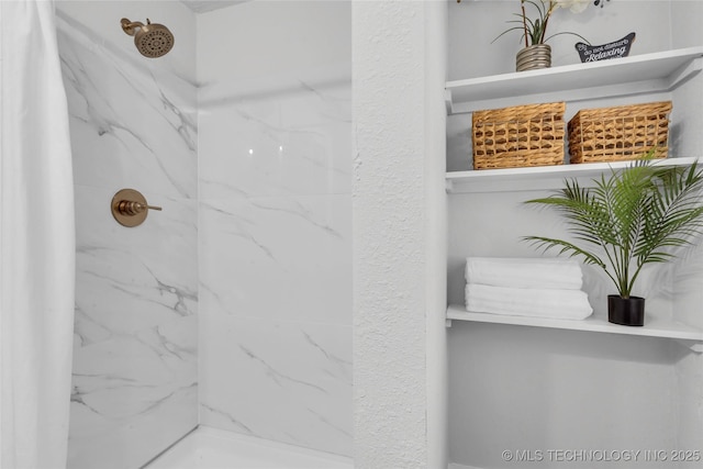 408 K SW, Ardmore, OK 73401 - full bath featuring a marble finish shower