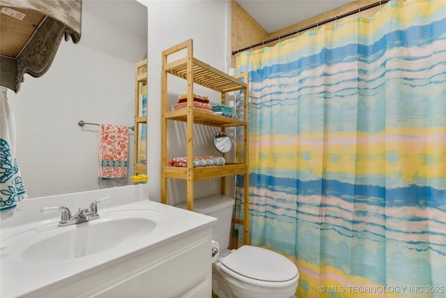 8811 E 110th St S, Bixby, OK 74133 - full bathroom featuring vanity and a shower with shower curtain