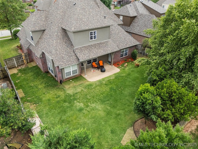 8811 E 110th St S, Bixby, OK 74133 - view from above of property