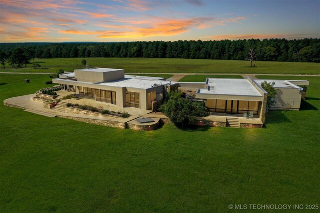421403 E 1920th Rd, Antlers, OK 74523 - view from above of property with a heavily wooded area