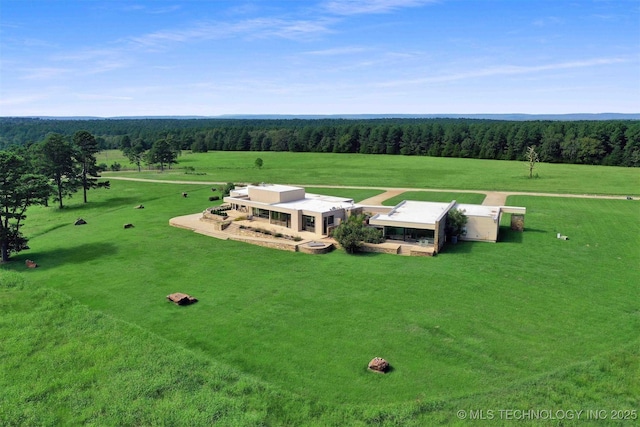 421403 E 1920th Rd, Antlers, OK 74523 - view of subject property with a heavily wooded area