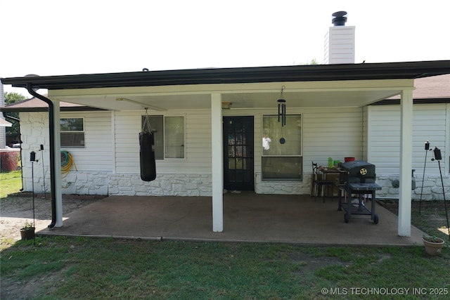 7817 N 122nd E Ave, Owasso, OK 74055 - view of patio featuring area for grilling