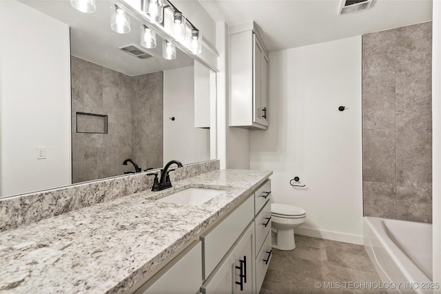 10062 E Northshire St, Claremore, OK 74017 - bathroom with vanity and bathing tub / shower combination
