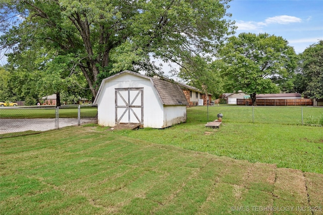 10062 E Northshire St, Claremore, OK 74017 - fenced backyard with a storage shed