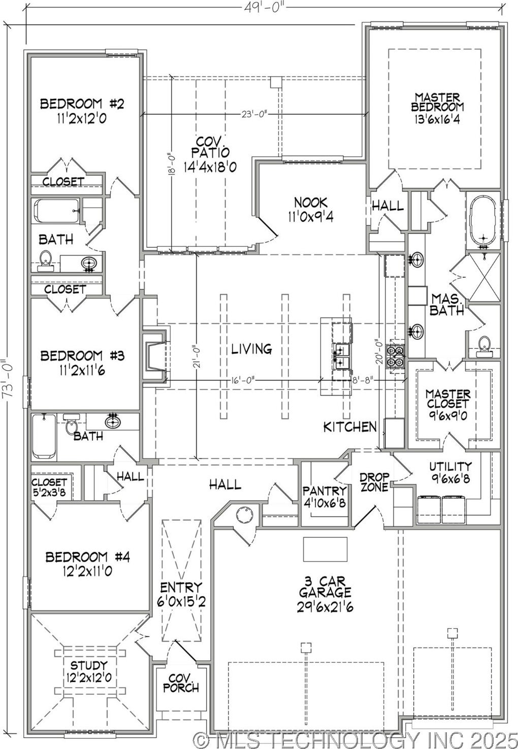 5816 E 127th St S, Tulsa, OK 74008 - view of property floor plan