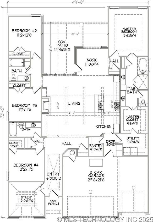 5816 E 127th St S, Tulsa, OK 74008 - view of property floor plan