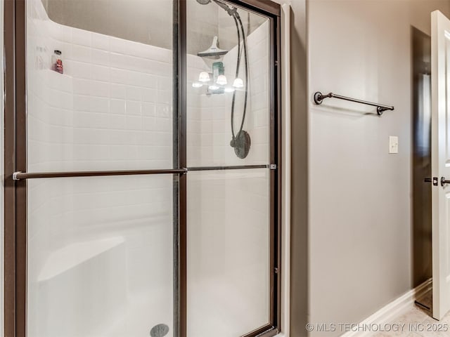 9025 N 100th E Ave, Owasso, OK 74055 - bathroom with a stall shower