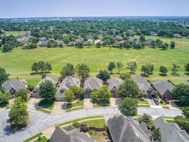 9025 N 100th E Ave, Owasso, OK 74055 - aerial view of residential area