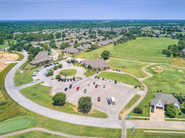 9025 N 100th E Ave, Owasso, OK 74055 - aerial view of residential area