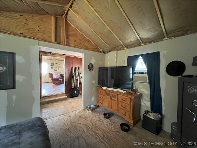 183006 N 4170th Rd, Moyers, OK 74557 - living room with vaulted ceiling