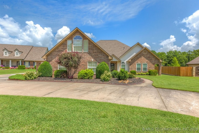 3302 Callaway Dr, Claremore, OK 74019 - traditional home with brick siding