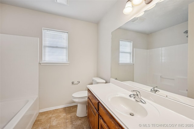 1701 W Durham St, Broken Arrow, OK 74011 - full bathroom featuring vanity and tile patterned floors