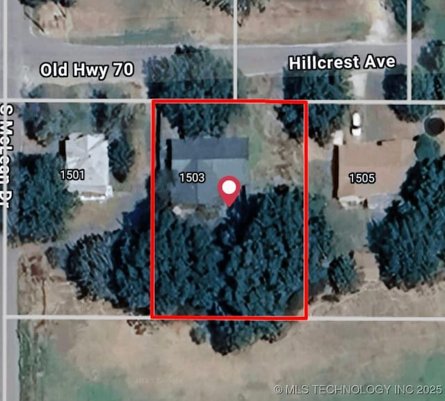 1503 Hillcrest, Durant, OK 74701 - map / location