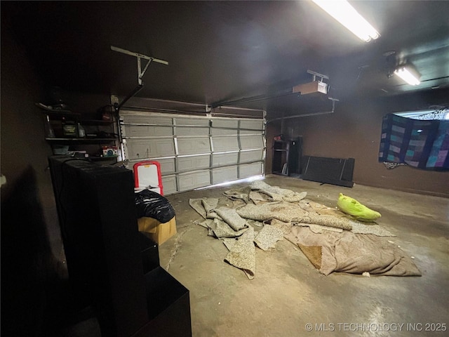 1503 Hillcrest, Durant, OK 74701 - garage featuring a garage door opener