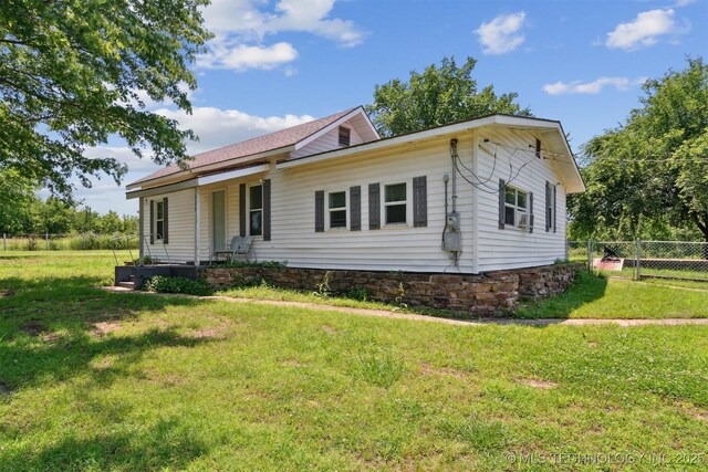 525 S 3rd Ave, Hallett, OK 74034 - view of front of property featuring covered porch