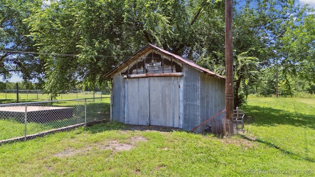 525 S 3rd Ave, Hallett, OK 74034 - view of outbuilding