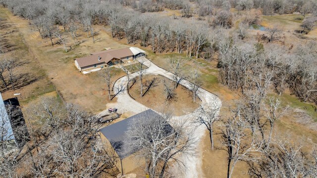 6335 S Watson, Sulphur, OK 73086 - aerial view of sparsely populated area