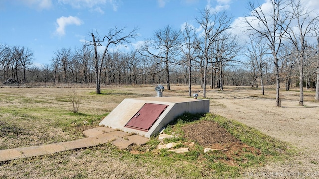 6335 S Watson, Sulphur, OK 73086 - entry to storm shelter