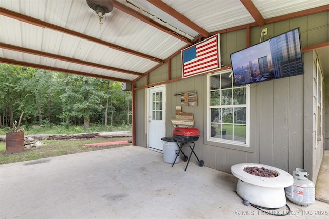 209 Shell Ln, Durant, OK 74701 - view of patio featuring grilling area
