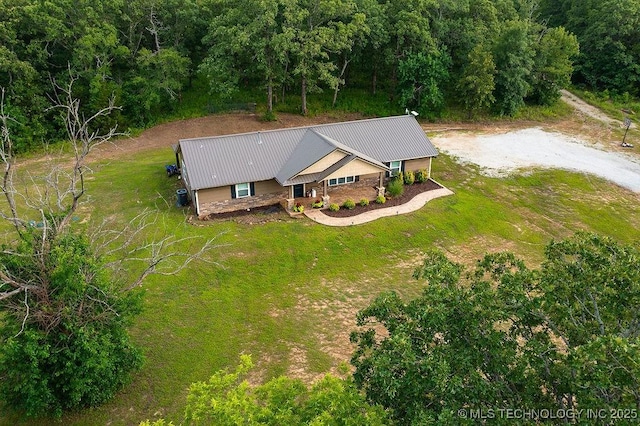23997 County Road 1475th Loop, Ada, OK 74820 - aerial view of property and surrounding area