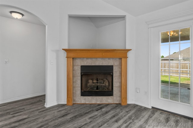 13124 N 133rd E Ave, Collinsville, OK 74021 - detailed view of wood finished floors and a fireplace
