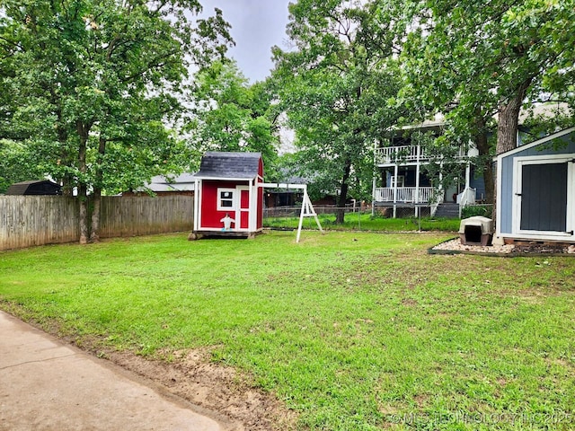 3617 S 74th W Ct, Tulsa, OK 74107 - fenced backyard featuring a shed