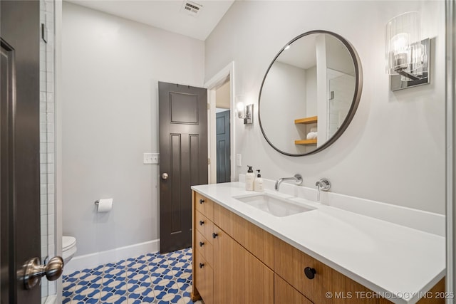 1617 S St Louis Ave, Tulsa, OK 74120 - bathroom with vanity and tile patterned floors