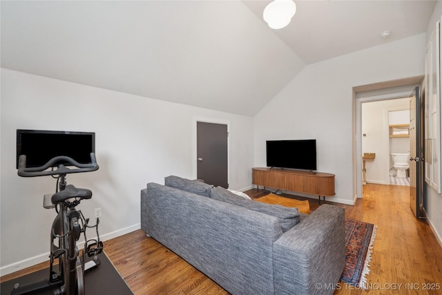 1617 S St Louis Ave, Tulsa, OK 74120 - living room with lofted ceiling and wood finished floors
