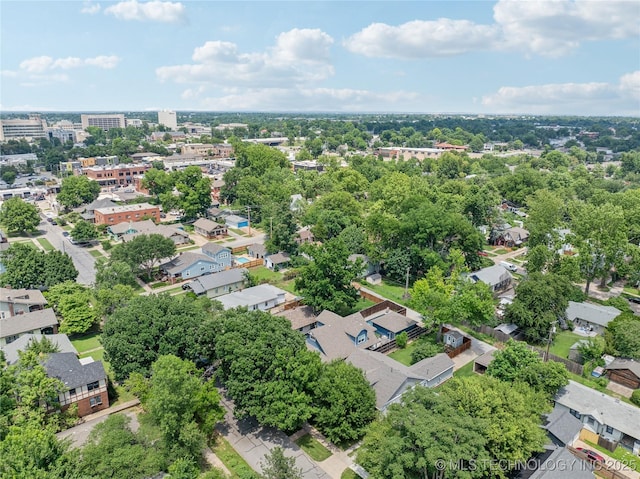 1617 S St Louis Ave, Tulsa, OK 74120 - drone / aerial view of a tree filled landscape