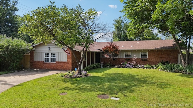 2536 E 57th St, Tulsa, OK 74105 - ranch-style home featuring brick siding