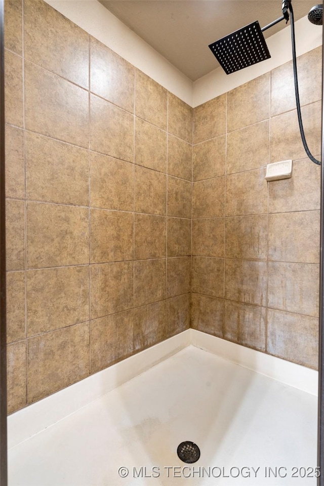 1908 E 133rd Ct, Bixby, OK 74008 - bathroom featuring a tile shower