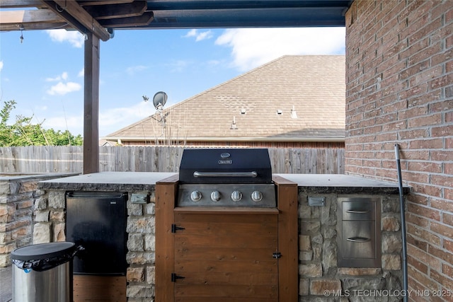 1908 E 133rd Ct, Bixby, OK 74008 - view of patio featuring area for grilling