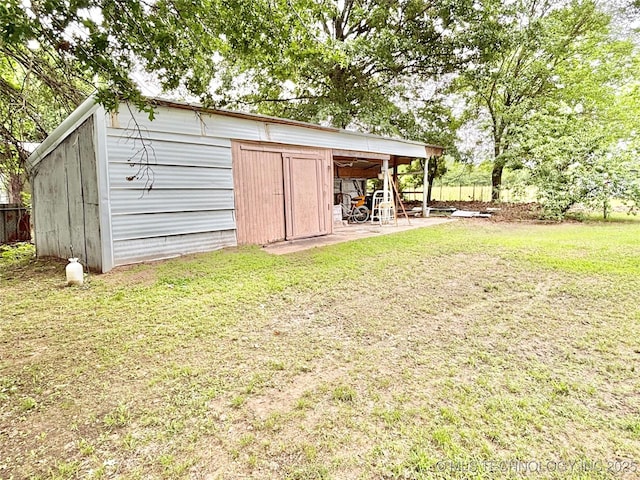 106 E Elk Rd, Whitefield, OK 74472 - view of outbuilding