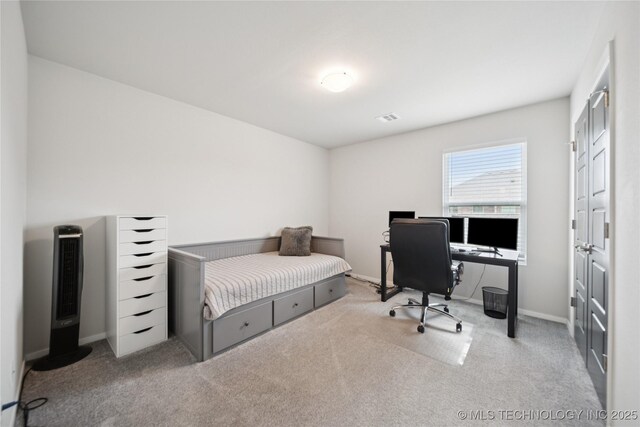 3117 W Winston St, Broken Arrow, OK 74011 - bedroom with carpet floors and an office area