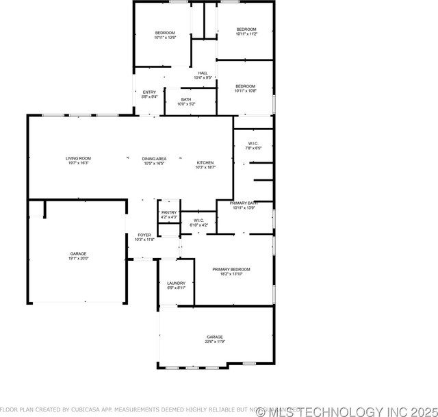 3117 W Winston St, Broken Arrow, OK 74011 - view of floor plan / room layout