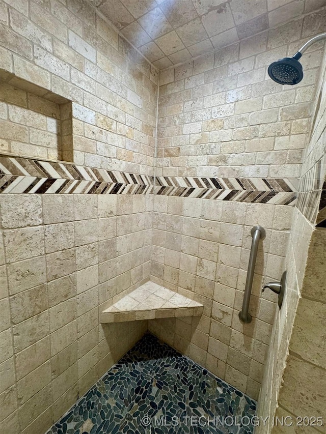 5101 S Spruce Dr, Sand Springs, OK 74063 - bathroom with tiled shower