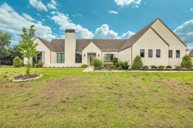 6364 N Blue Sage Dr, Owasso, OK 74055 - view of front of home featuring a chimney