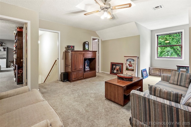 8609 S Joplin Ave, Tulsa, OK 74137 - living area with light colored carpet and ceiling fan