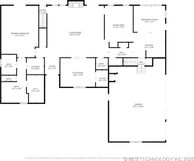 8609 S Joplin Ave, Tulsa, OK 74137 - view of room layout