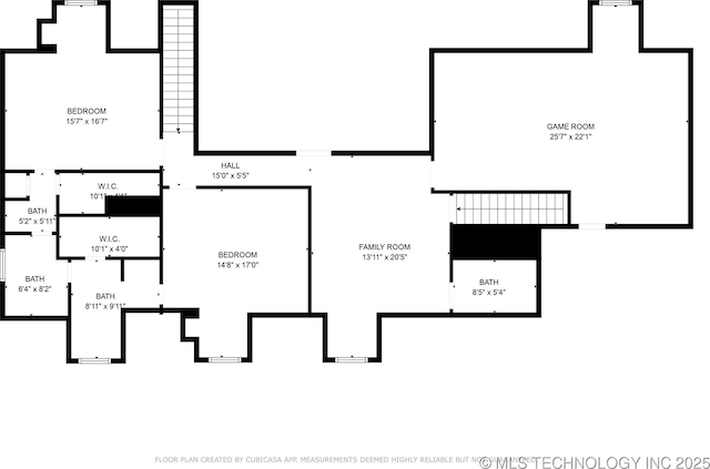 8609 S Joplin Ave, Tulsa, OK 74137 - view of property floor plan