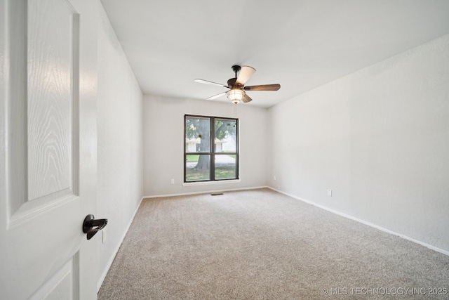7927 S 86th E Ave, Tulsa, OK 74133 - empty room featuring ceiling fan and carpet floors