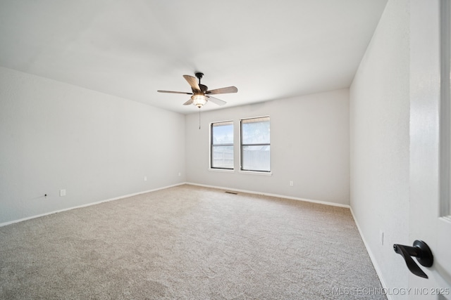 7927 S 86th E Ave, Tulsa, OK 74133 - empty room with a ceiling fan and carpet floors