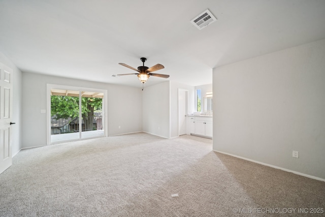 7927 S 86th E Ave, Tulsa, OK 74133 - unfurnished room with light carpet and a ceiling fan