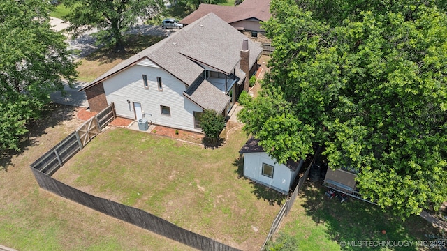 7927 S 86th E Ave, Tulsa, OK 74133 - aerial view of property and surrounding area