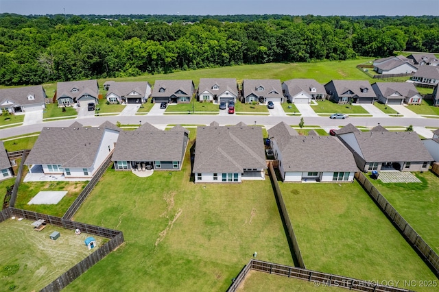 1813 E Van Buren Pl, Broken Arrow, OK 74011 - aerial perspective of suburban area featuring a forest
