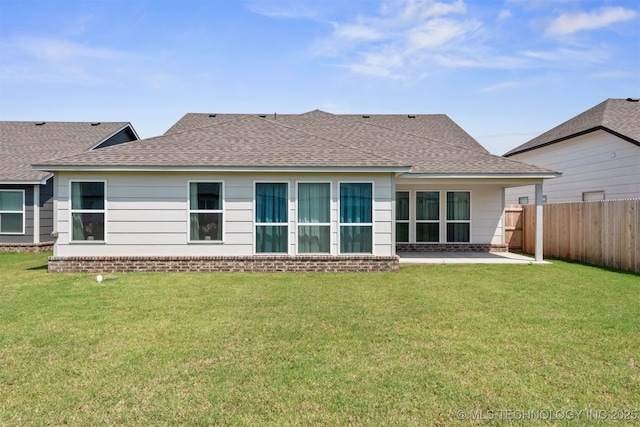 1813 E Van Buren Pl, Broken Arrow, OK 74011 - back of house featuring a patio and a shingled roof